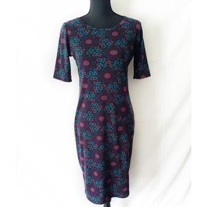 LuLaRoe Dark Purple Knee Length Dress